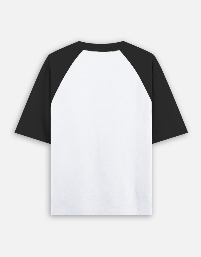 T-shirt Black White