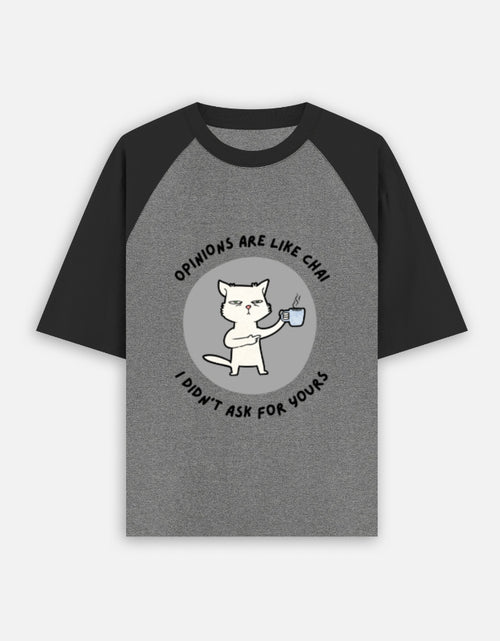 T-shirt Black Charcoal Melange