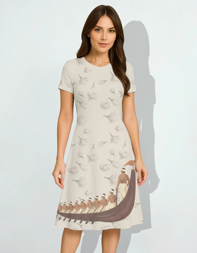 Boat Race - A line Dress