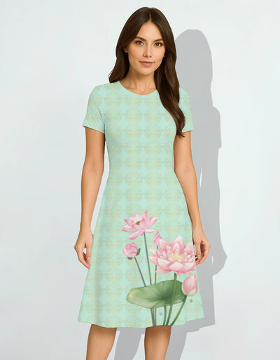 Lotus - A line Dress